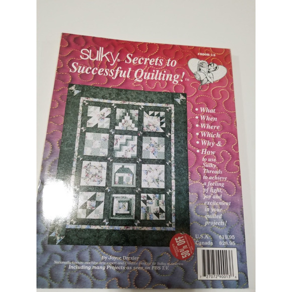 Sulky Secrets To Successful Quilting! book item no. 470 - Picture 1 of 2